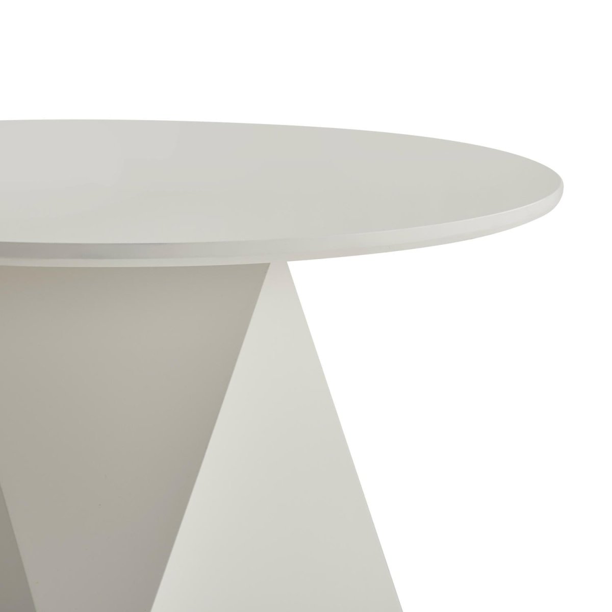 Couchtisch 2er Set ø50/80 cm - Weiß