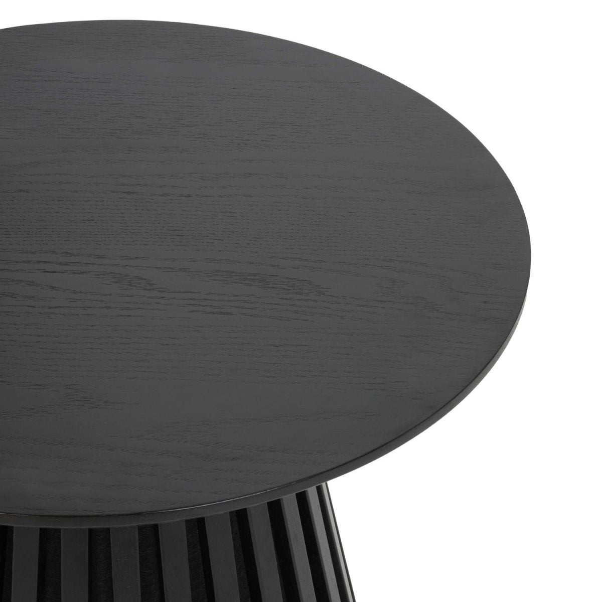 Couchtisch 2er Set ø60/80 cm - Eiche Schwarz