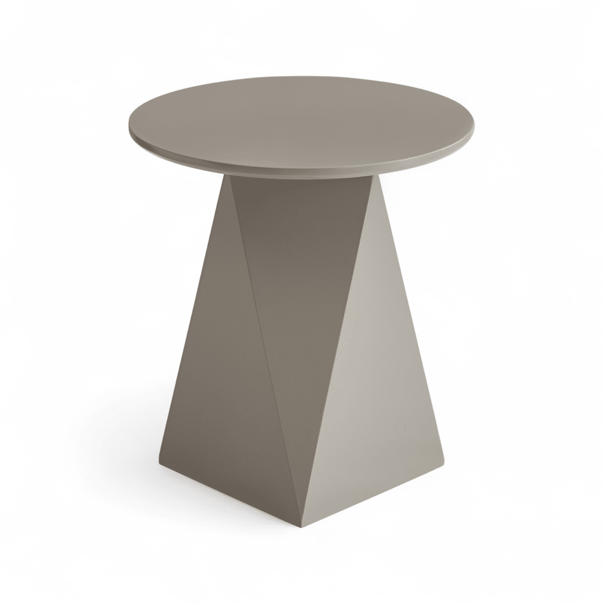 Couchtisch Rund ø50 cm - Taupe