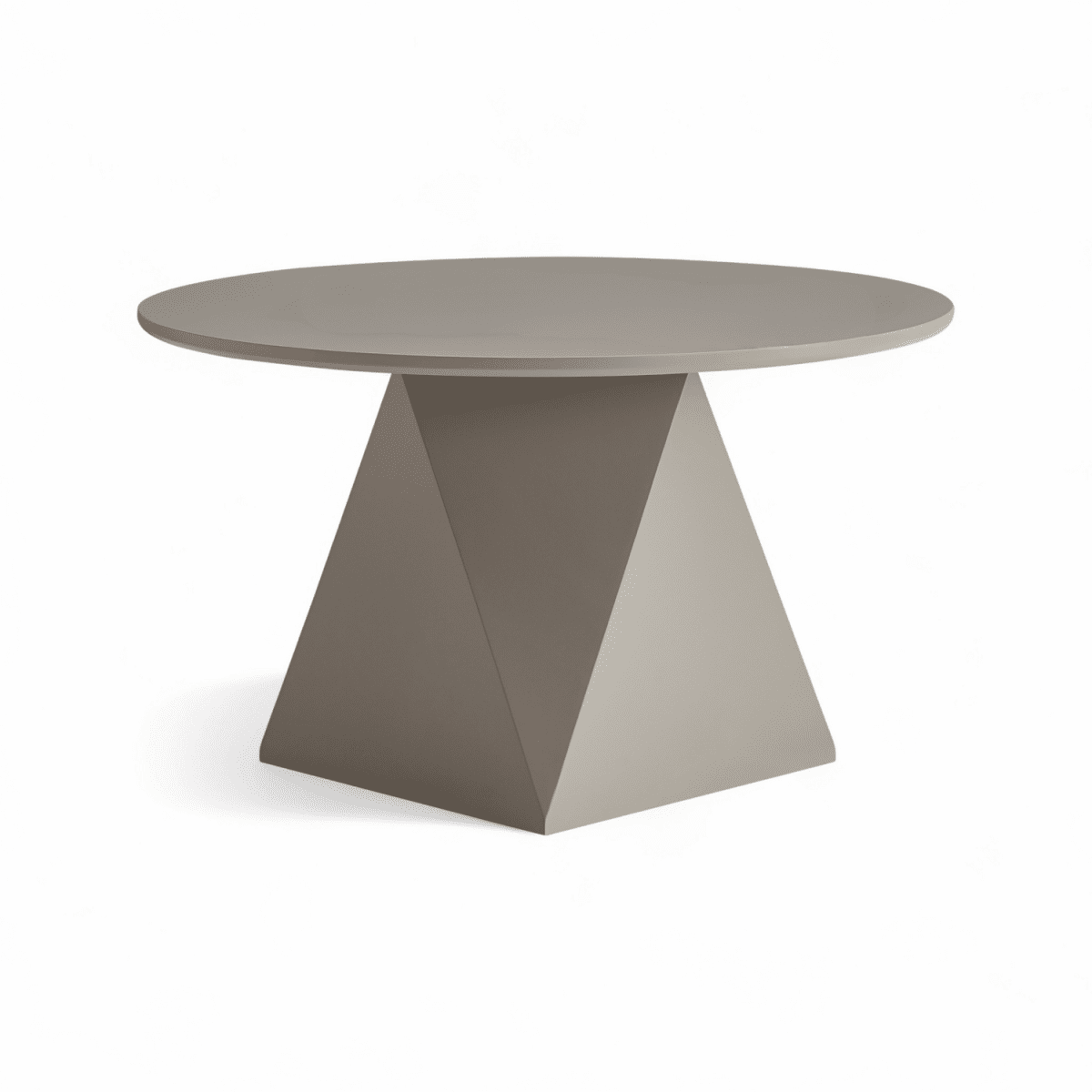 Couchtisch Rund ø80 cm - Taupe