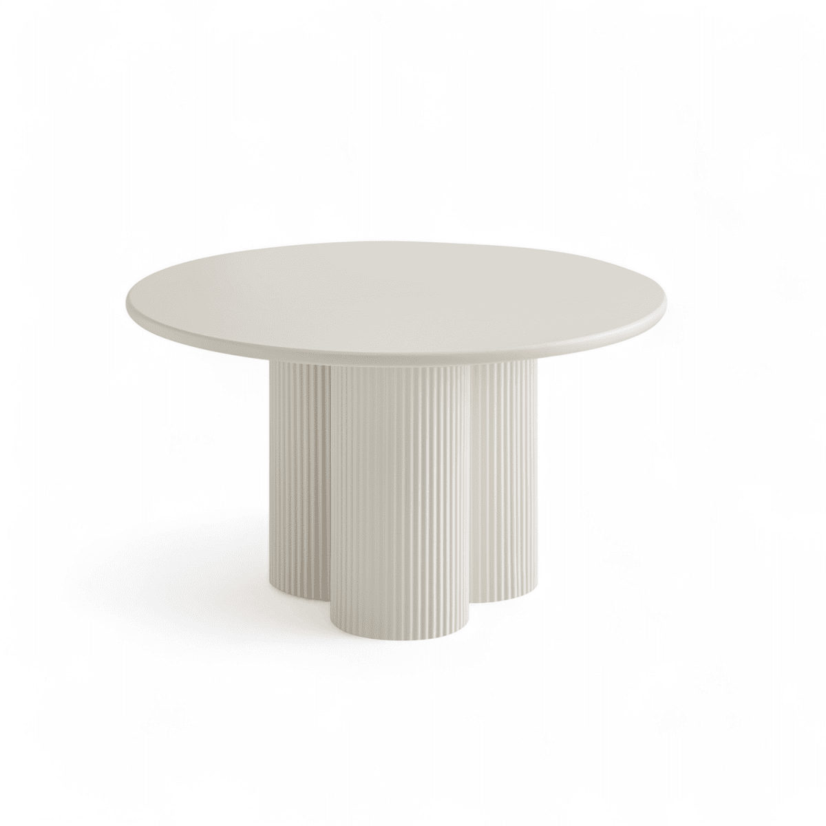 Couchtisch Rund ø80 cm - Weiß