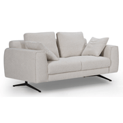 2-Sitzer Sofa - Stoffbezug Beige