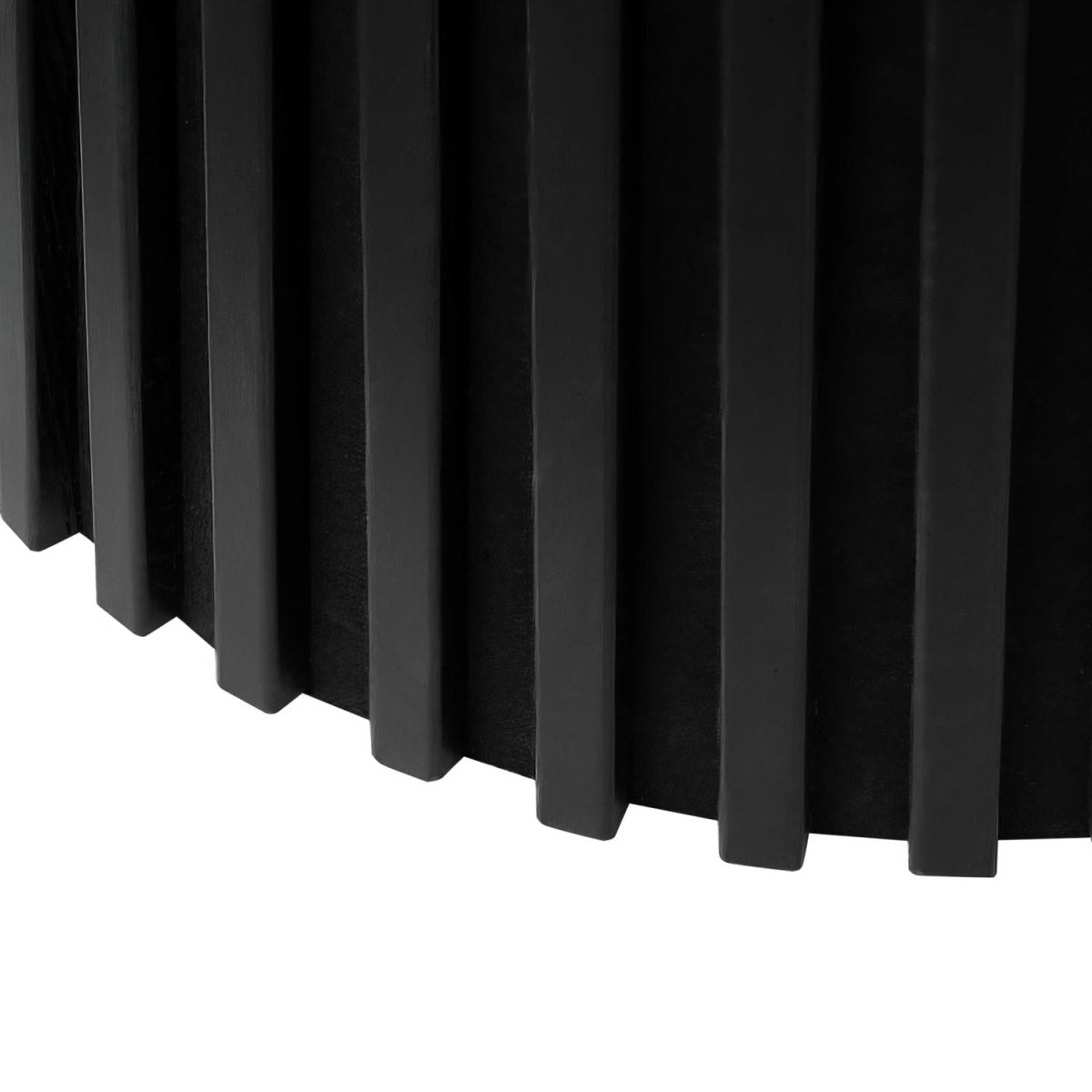 Essgruppe mit 4 Stühle und Esstisch - ø120 cm - Ausziehbar bis 220 cm Schwarz