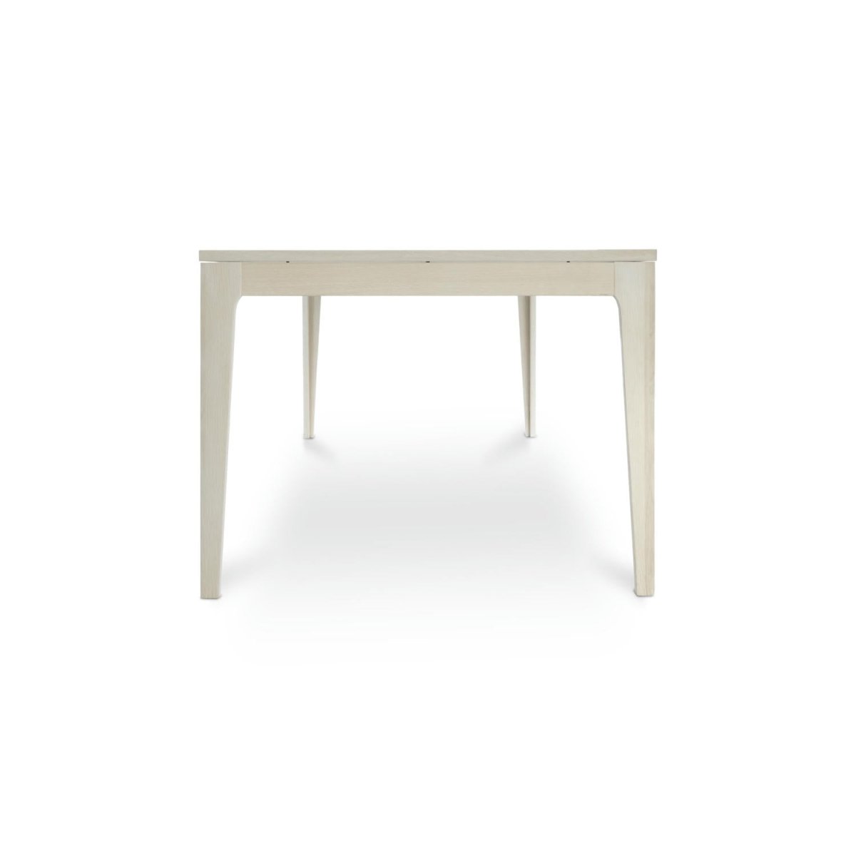 Rechteckiger Esstisch 220x100 cm - Ausziehbar bis 320 cm - Eiche bianco