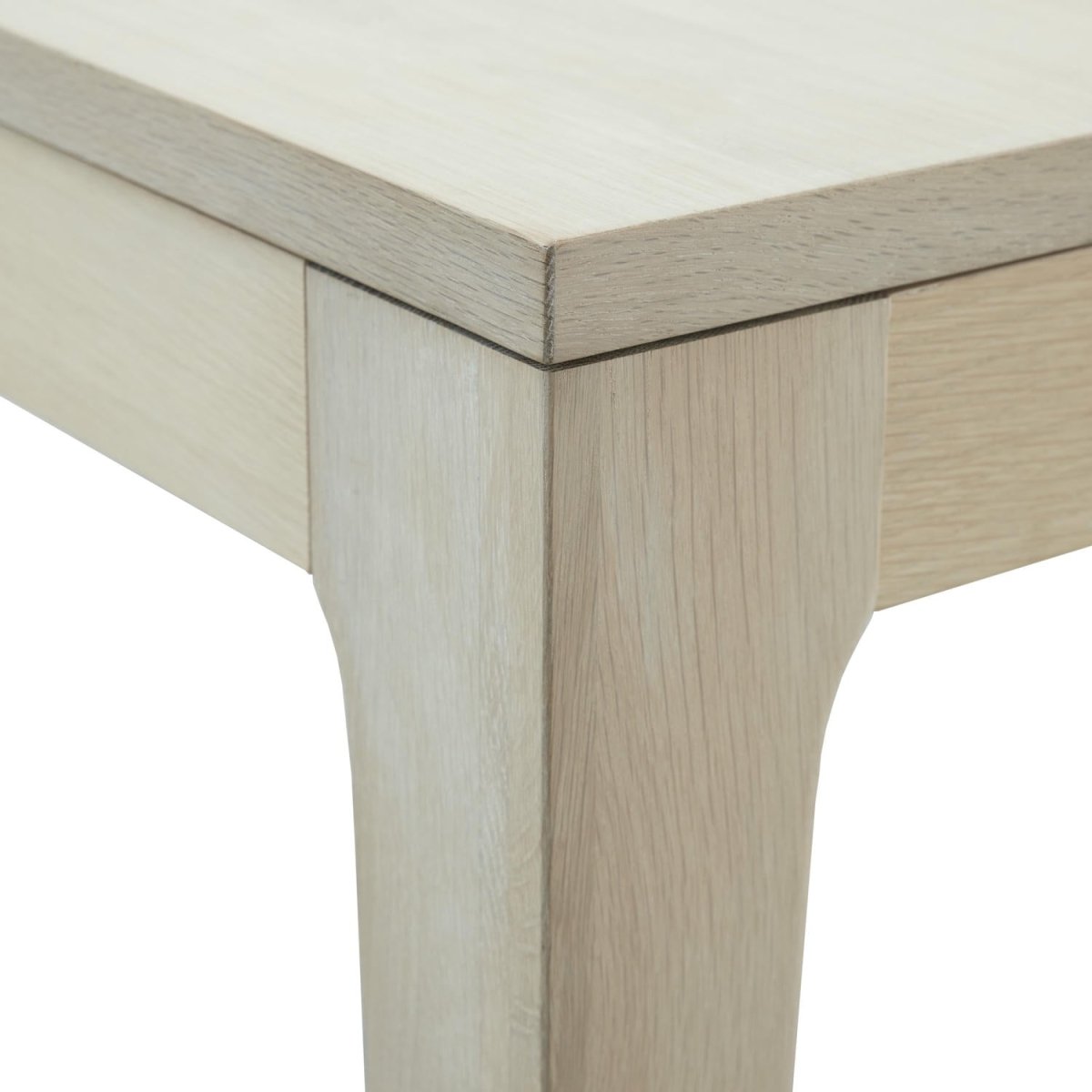 Rechteckiger Esstisch 220x100 cm - Ausziehbar bis 320 cm - Eiche bianco