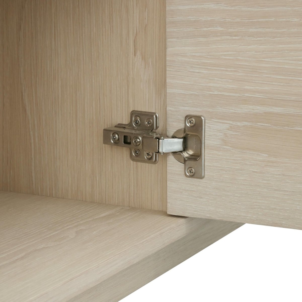 Sideboard mit 3 Türen - 213 cm breit - Eiche bianco