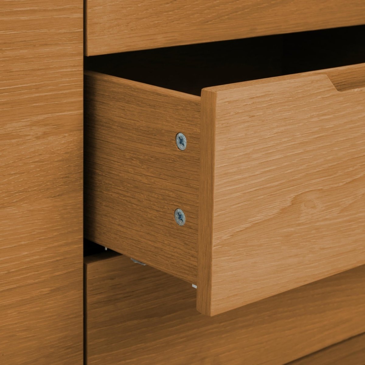 Sideboard mit 3 Türen - 213 cm breit - Wildeiche