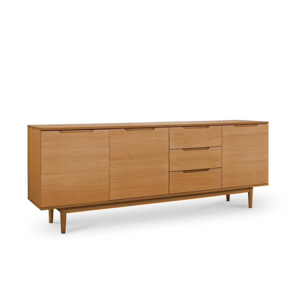 Sideboard mit 3 Türen - 213 cm breit - Wildeiche