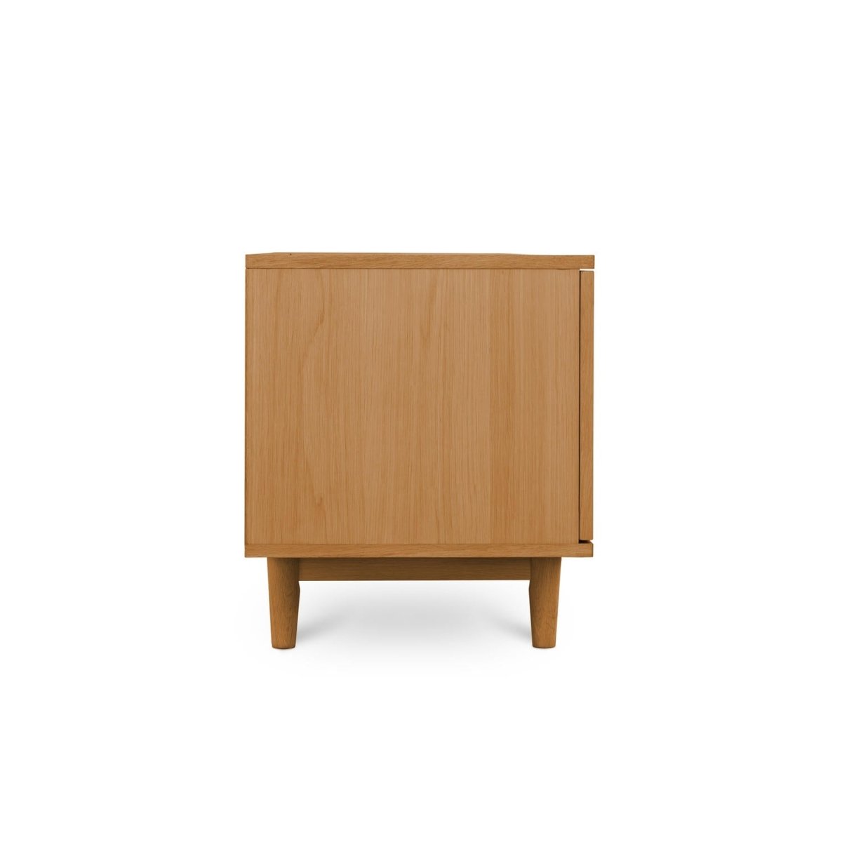 TV-Tisch mit 2 Türen - 160 cm breit - Wildeiche