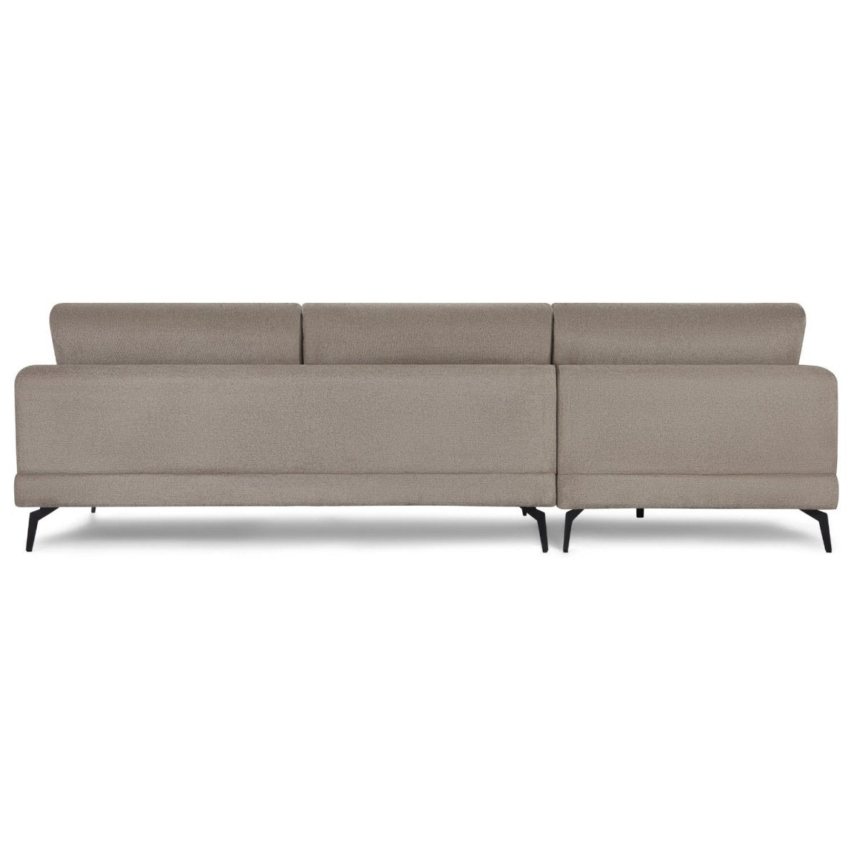 L-Form Ecksofa Links - Stoffbezug Beige