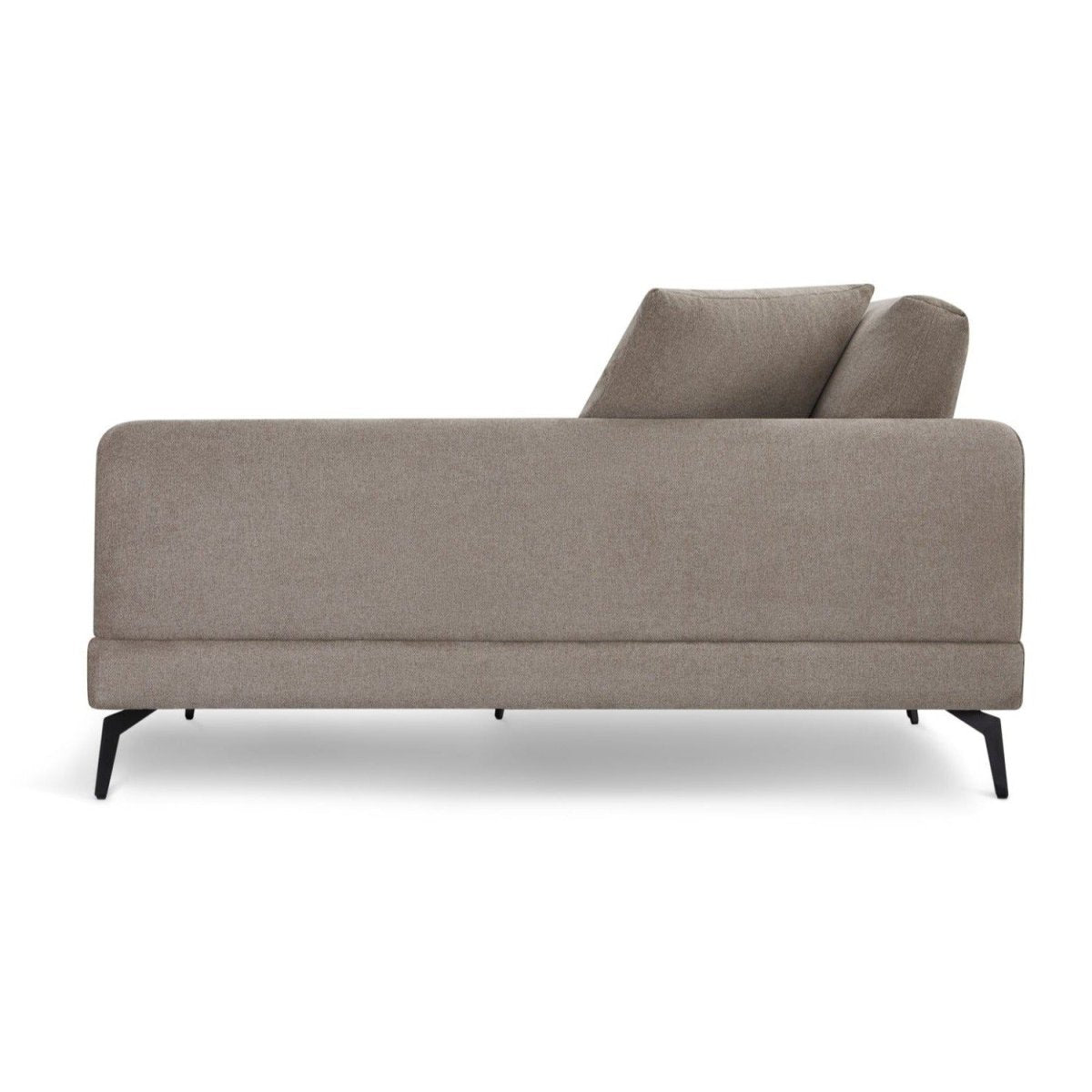 L-Form Ecksofa Rechts - Stoffbezug Beige