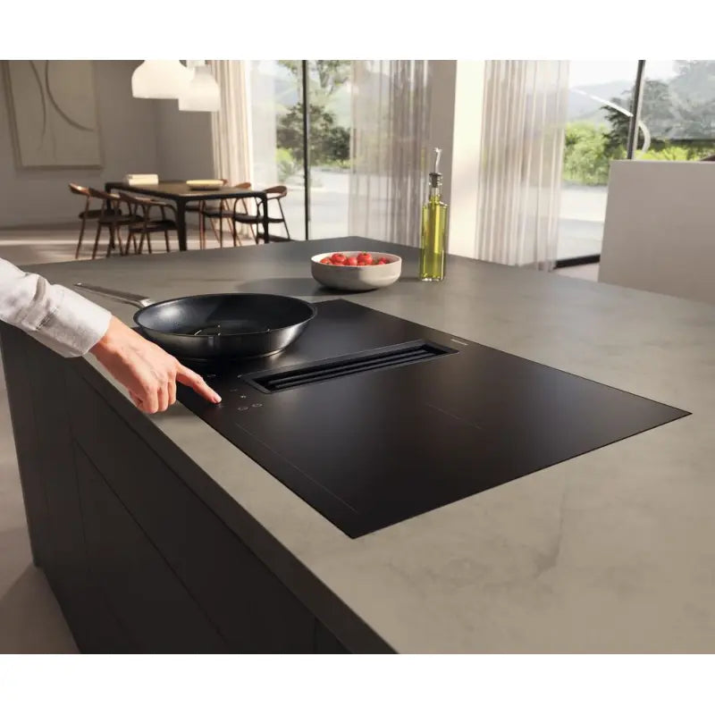 Miele KMDA 7876-1 FL MattFinish 800 mm | Abluft und Umluft | SilenceMotor | PowerFlex XL-Kochbereich | MattFinish