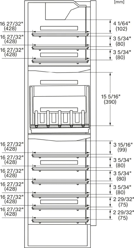 Miele KWT 2672 ViS - MasterCool Weintemperierschrank, Vollintegriert, Nische 61 x 214 cm