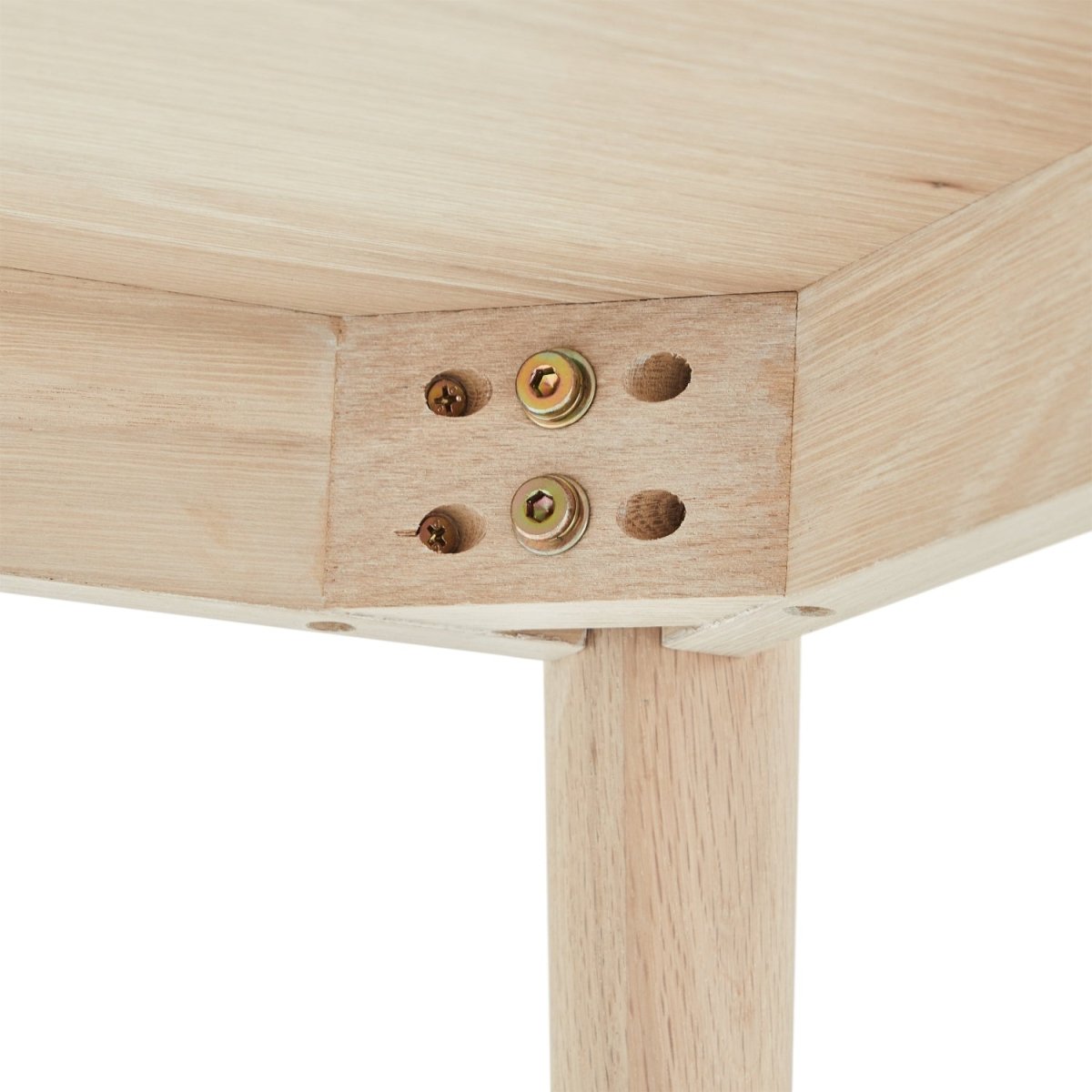 Couchtisch Quadratisch 90x90 cm - Eiche Bianco