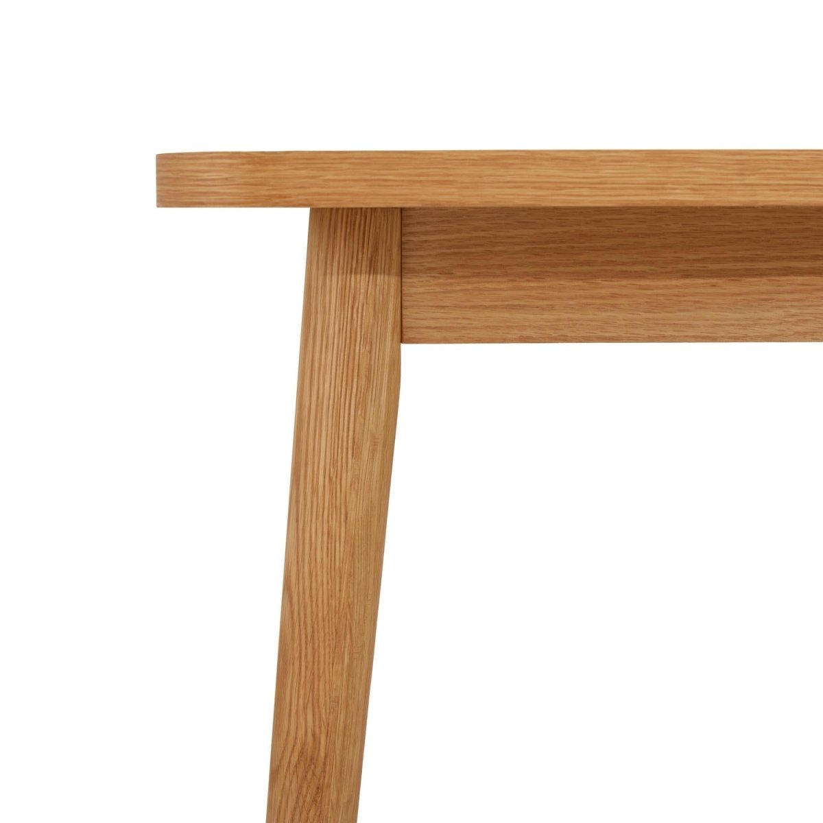 Rechteckiger Esstisch 200x100 cm - Ausziehbar bis 300 cm - Wildeiche