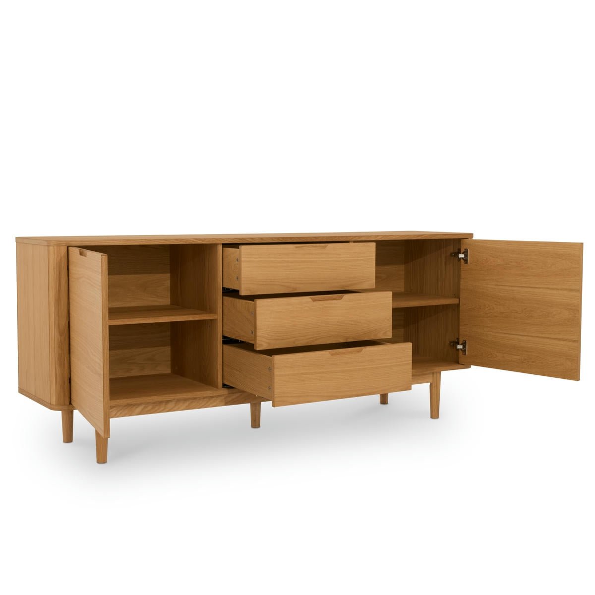Sideboard mit 2 Türen - 180 cm breit - Wildeiche