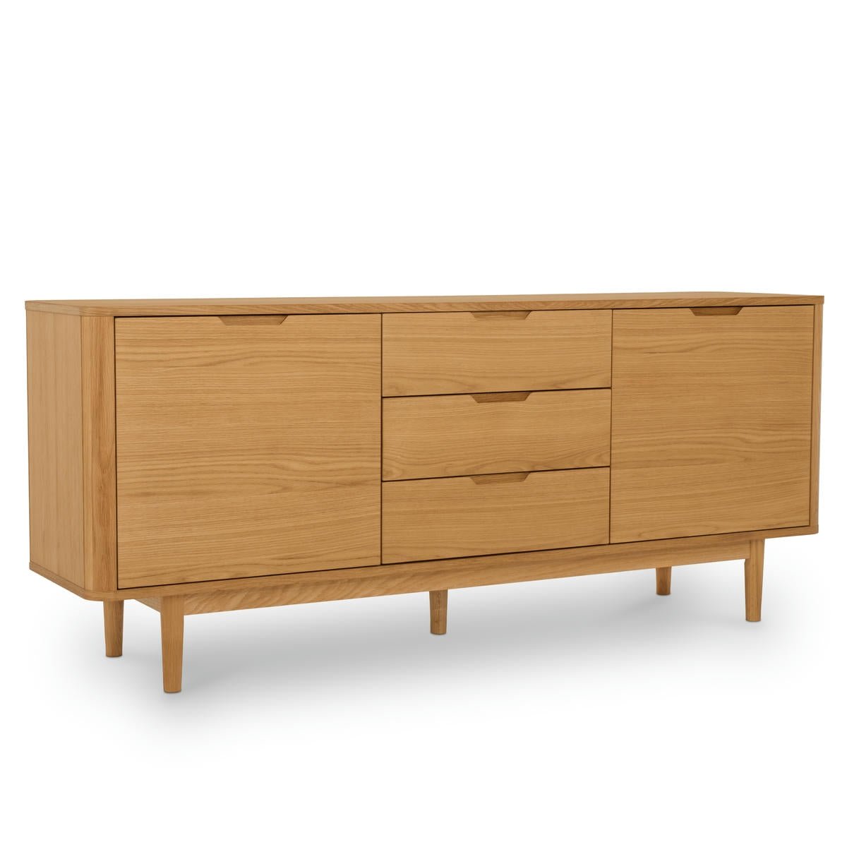 Sideboard mit 2 Türen - 180 cm breit - Wildeiche