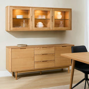 Sideboard mit 2 Türen - 180 cm breit - Wildeiche