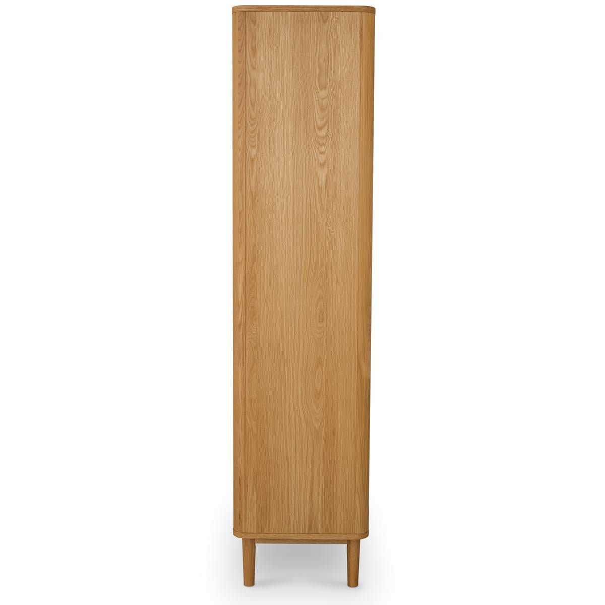 Vitrine mit LED-Beleuchtung - 100 cm breit - Wildeiche