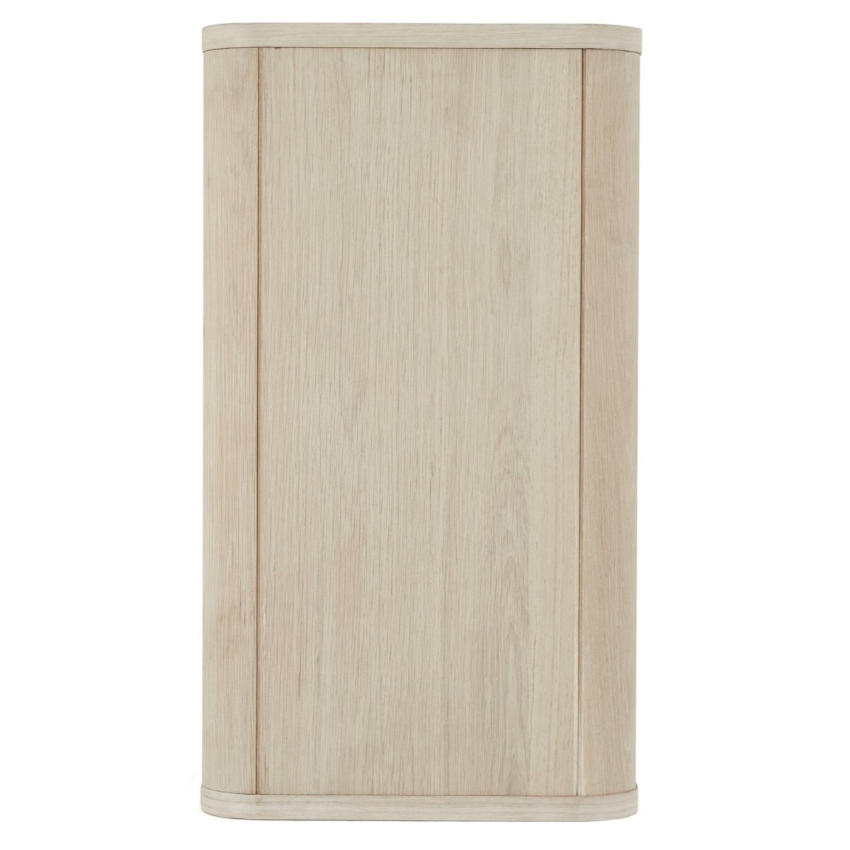 Wandschrank mit LED-Beleuchtung - 180 cm breit - Eiche bianco