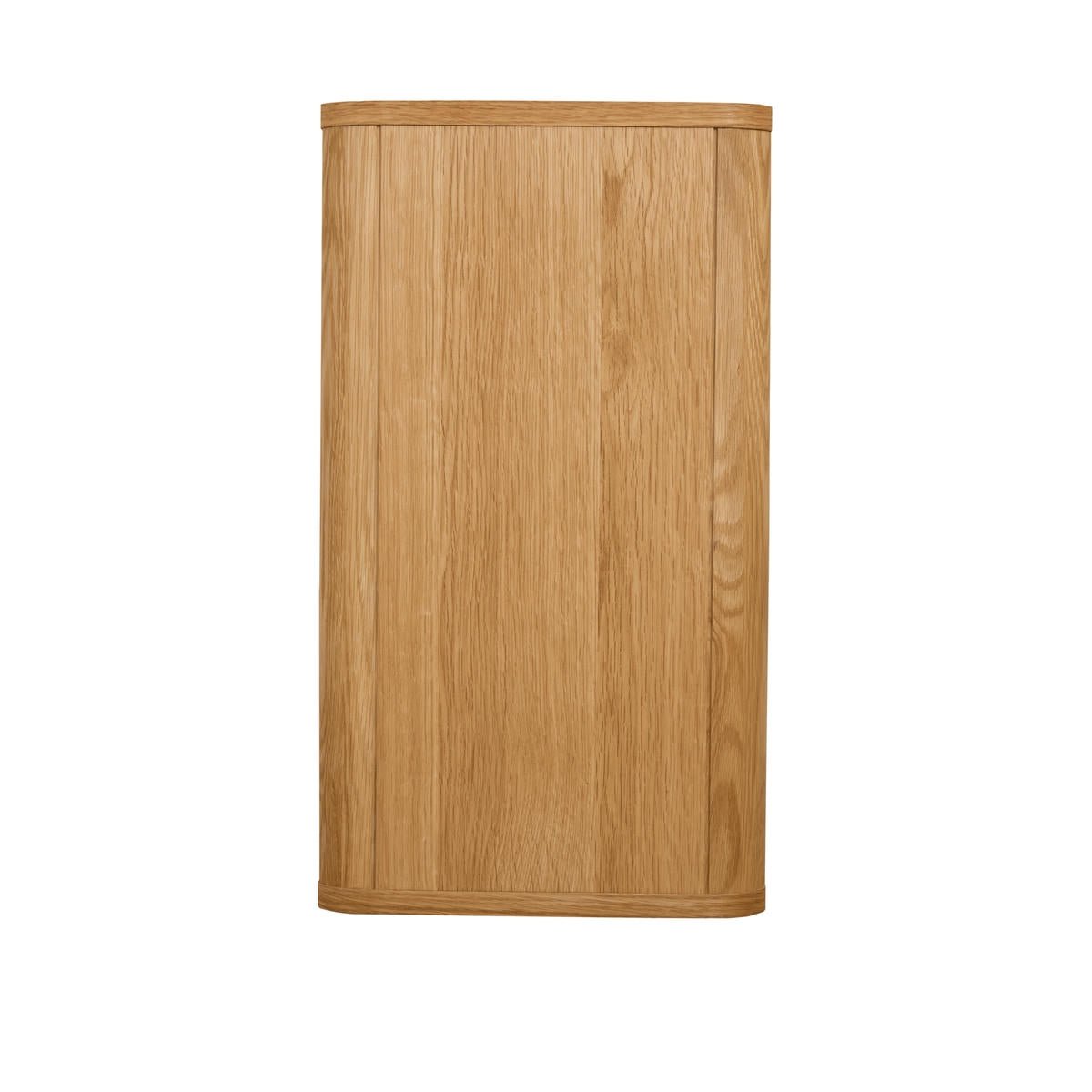 Wandschrank mit LED-Beleuchtung - 180 cm breit - Wildeiche