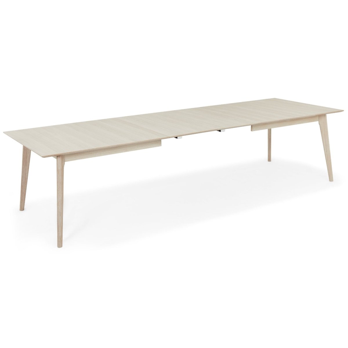 Rechteckiger Esstisch 170x95 cm - Ausziehbar bis 270 cm - Eiche bianco