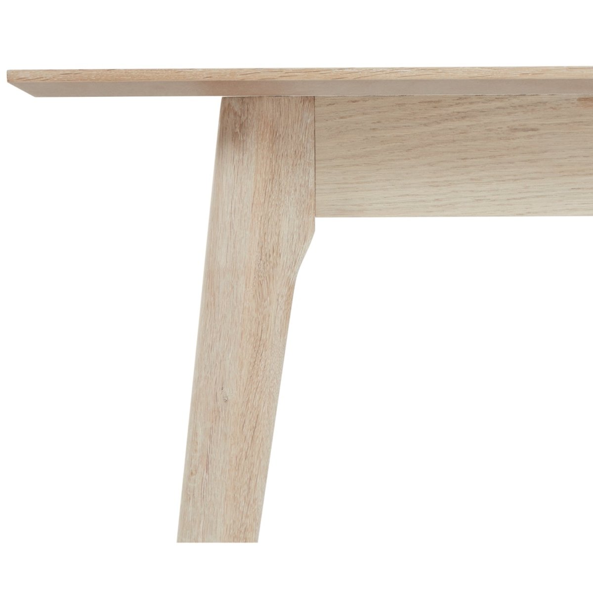 Ausziehbarer Esstisch Porto 220–320 cm Eiche bianco | ibbedesign