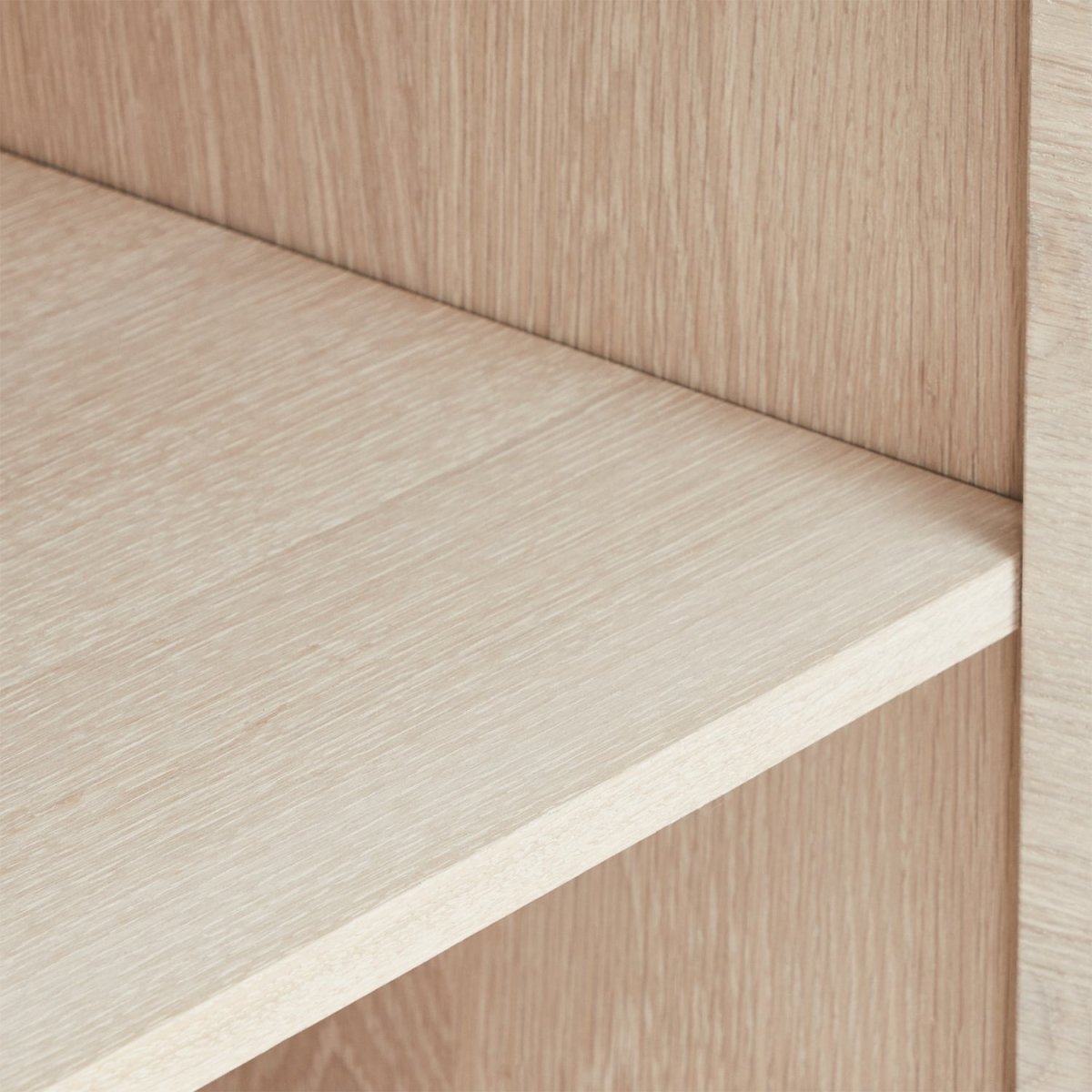 Sideboard mit 2 Türen - 160 cm breit - Eiche bianco