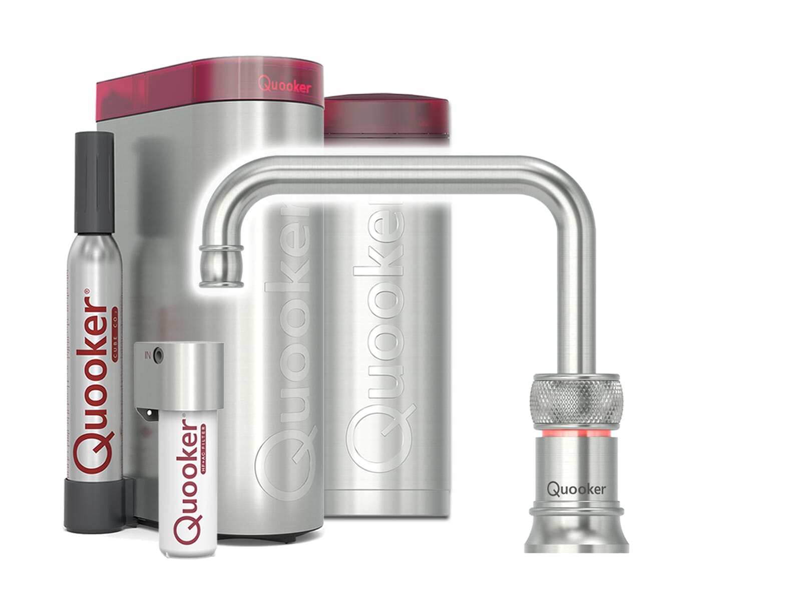 Quooker PRO3 & CUBE | Classic Nordic Square inkl. Cube-Filter