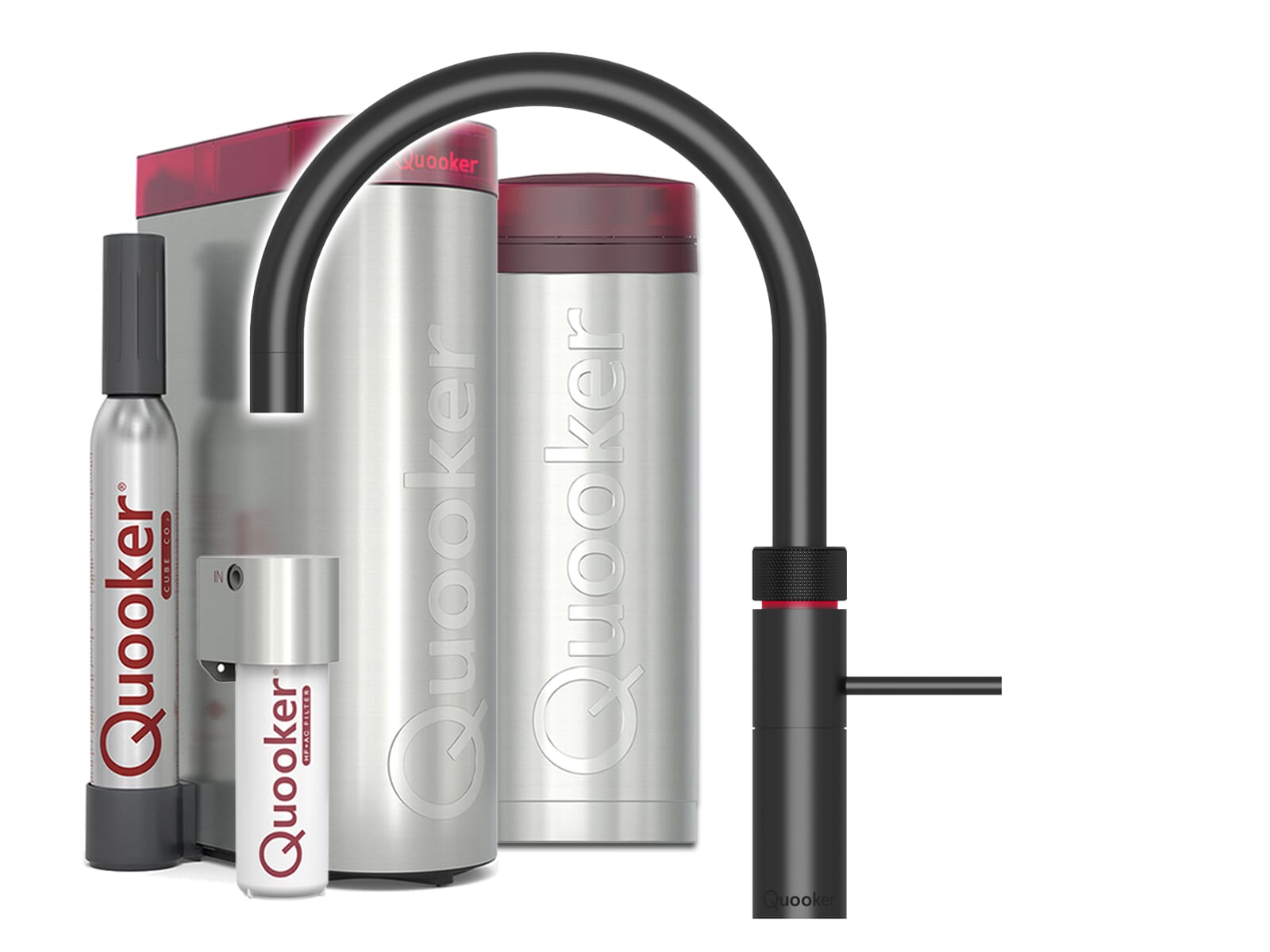 Quooker PRO3 & CUBE | Fusion Round inkl. Cube-Filter