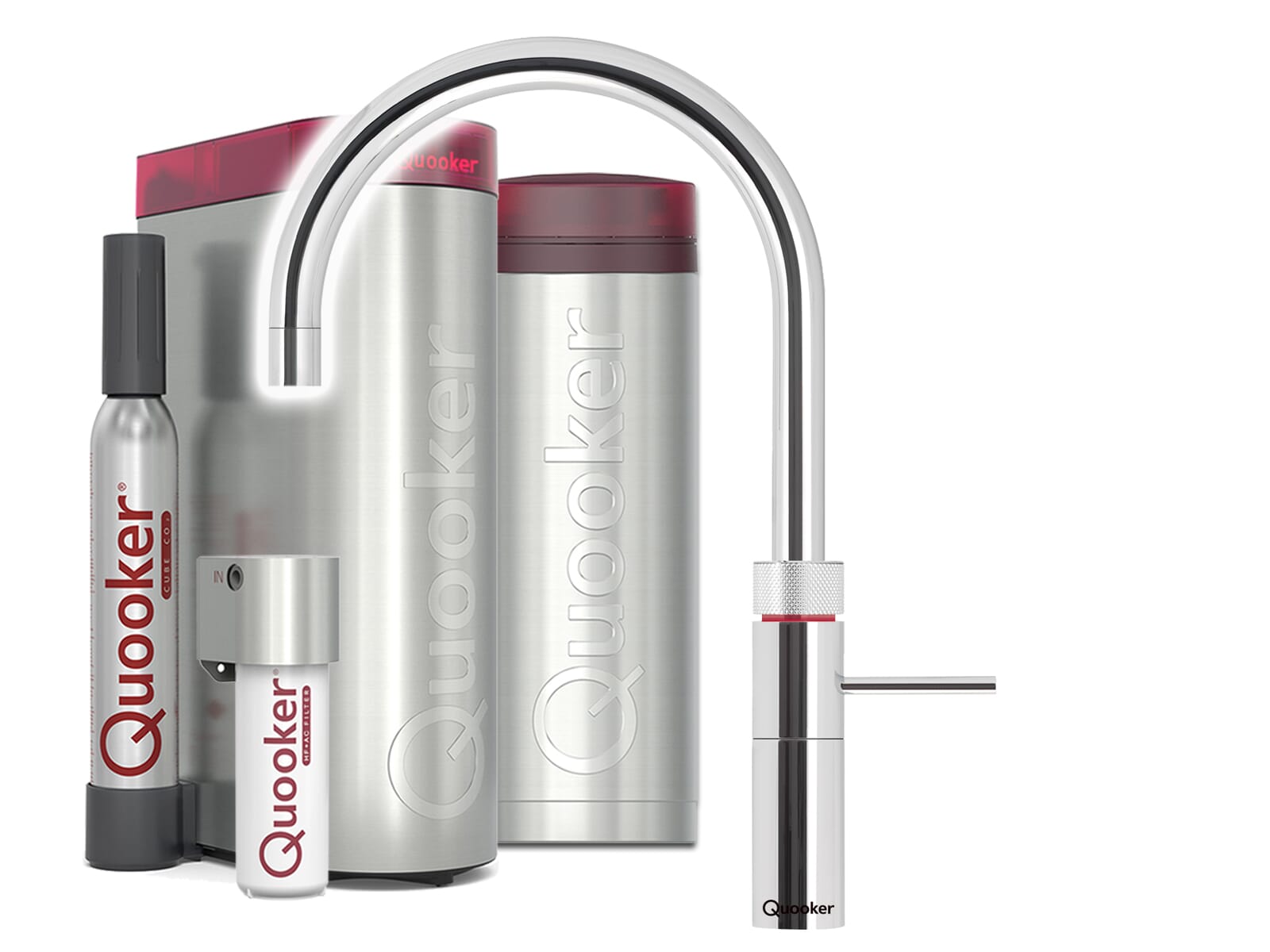 Quooker PRO3 & CUBE | Fusion Round inkl. Cube-Filter
