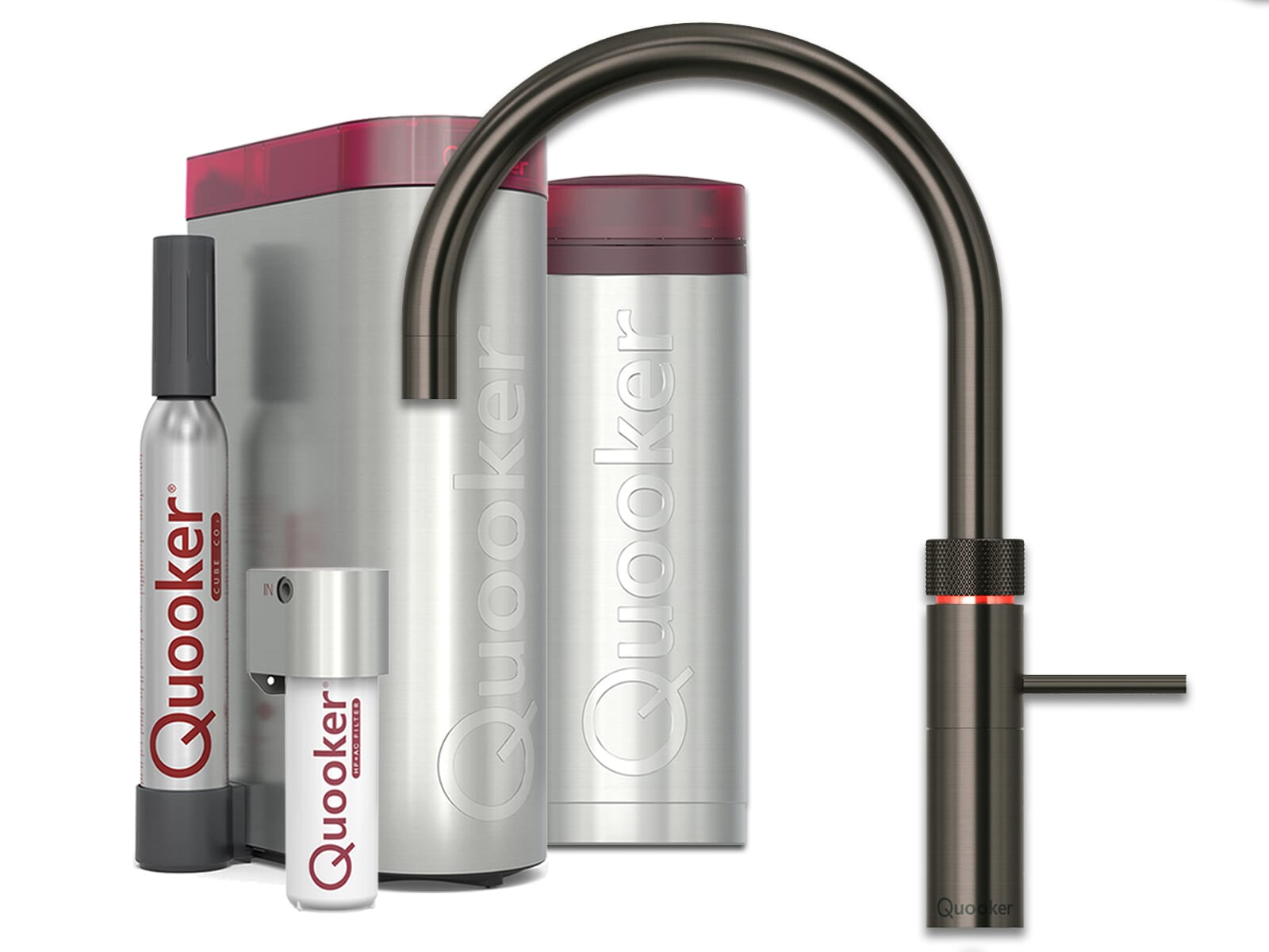 Quooker PRO3 & CUBE | Fusion Round inkl. Cube-Filter