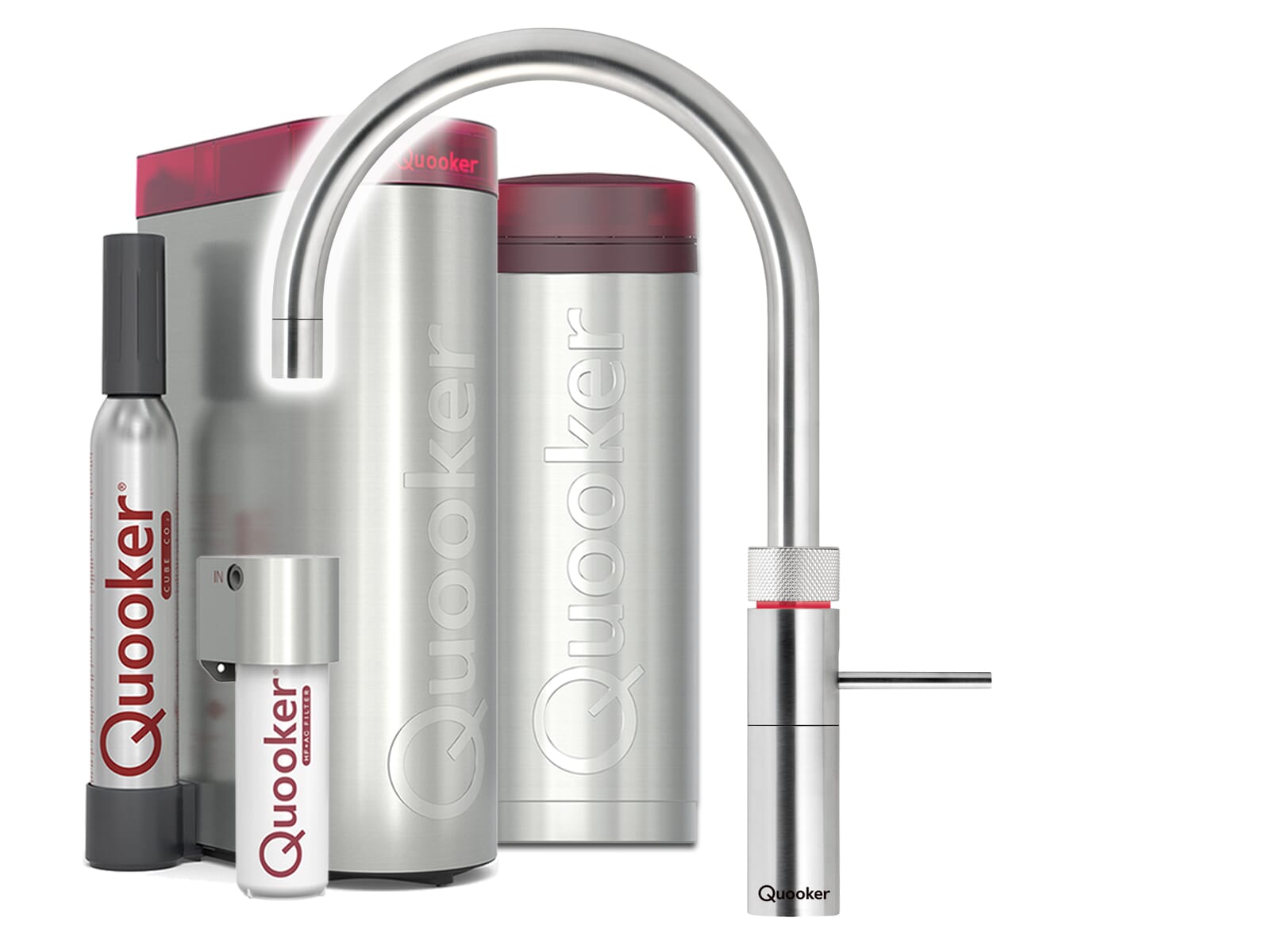 Quooker PRO3 & CUBE | Fusion Round inkl. Cube-Filter