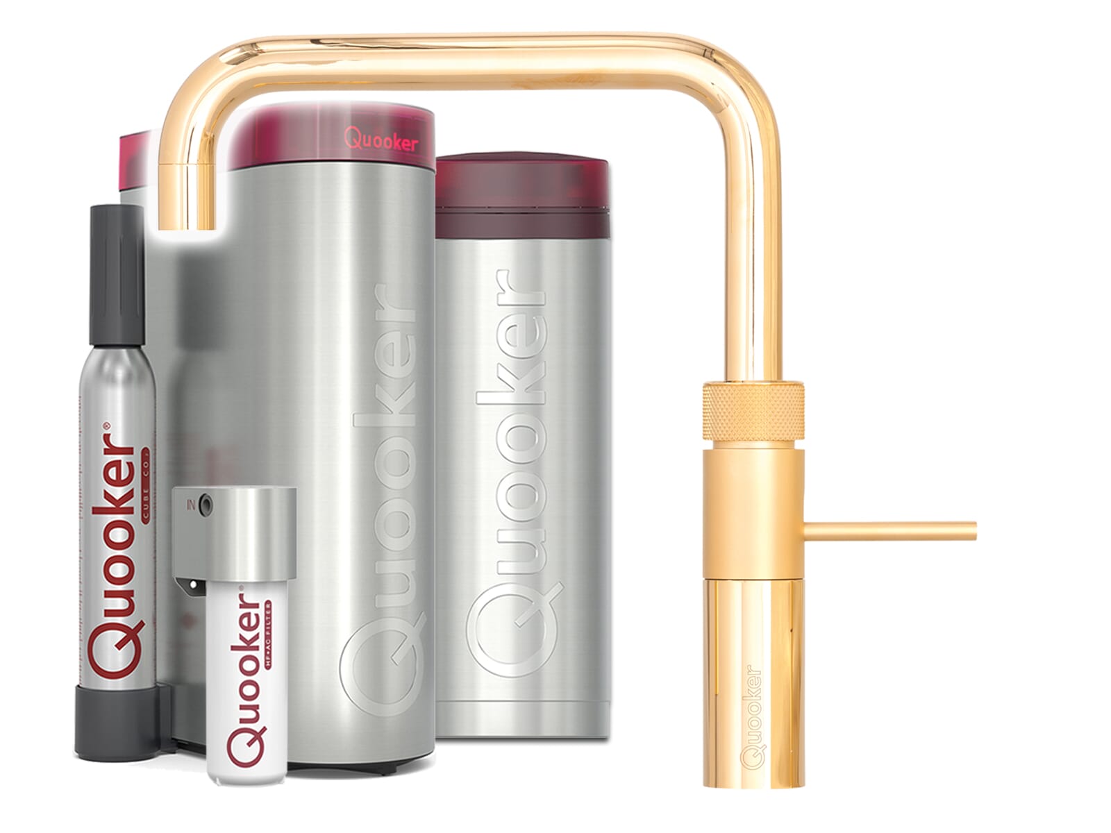 Quooker PRO3 & CUBE | Fusion Square inkl. Cube-Filter