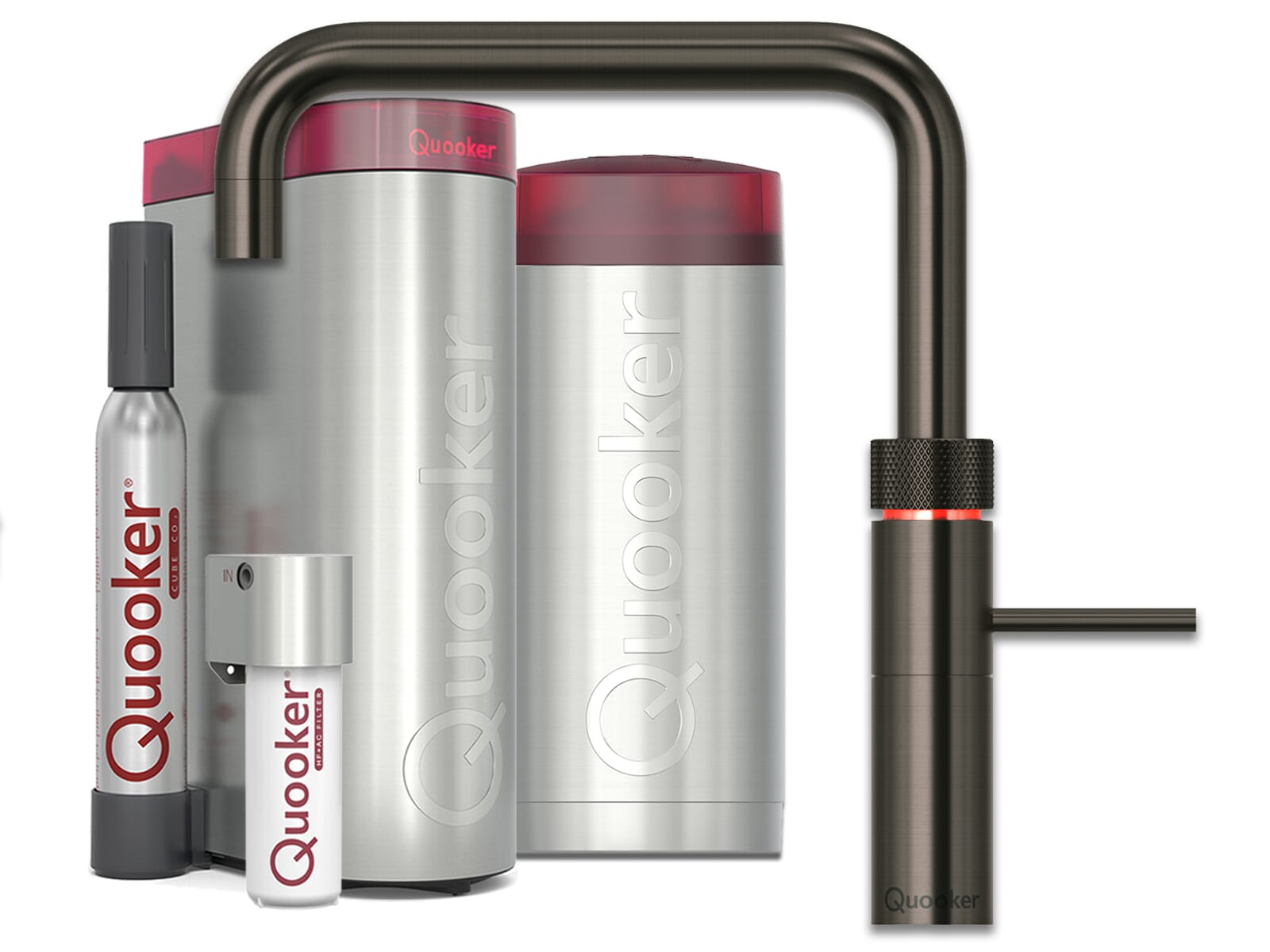 Quooker PRO3 & CUBE | Fusion Square inkl. Cube-Filter