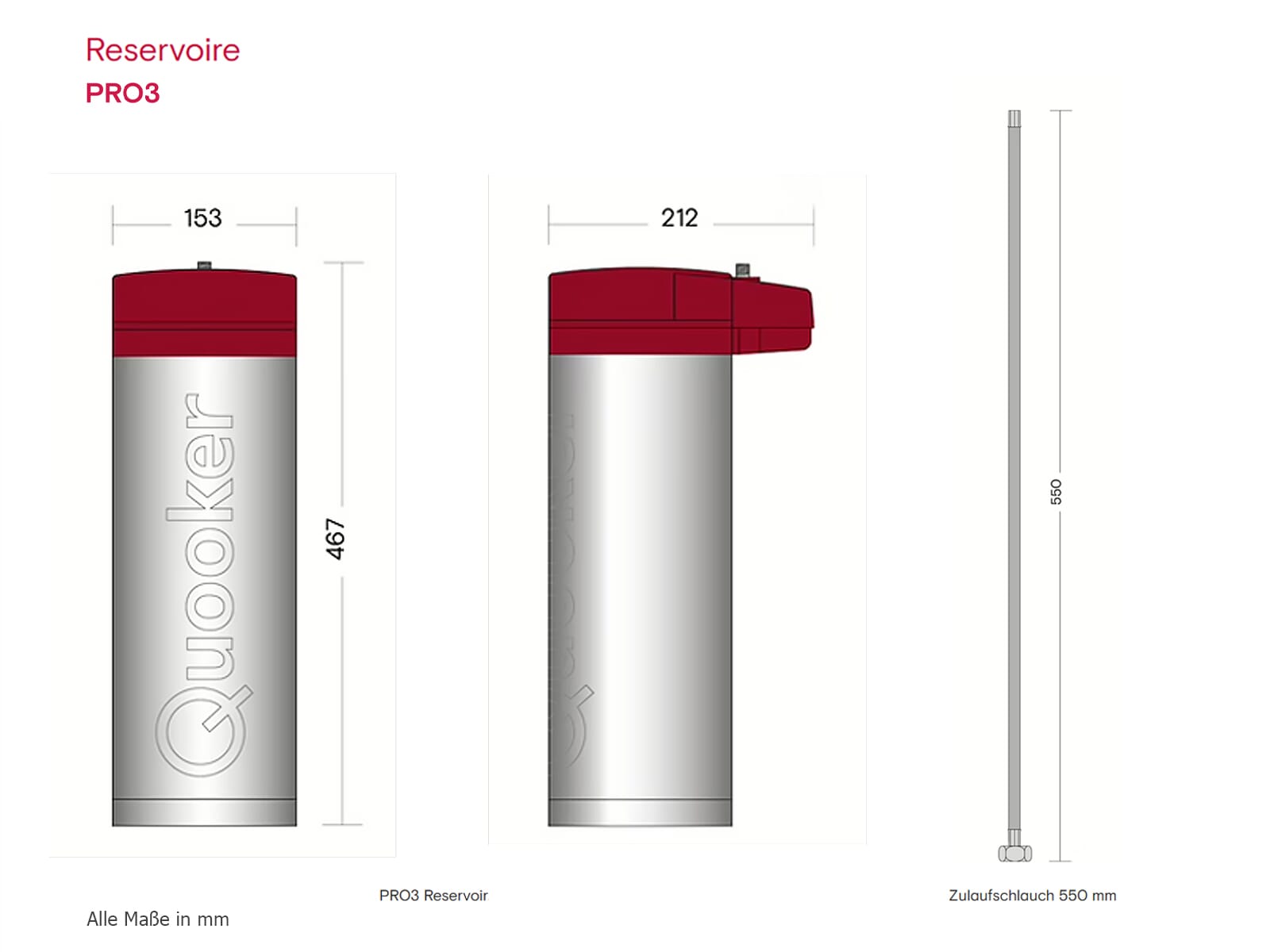 Quooker PRO3 B Fusion Square