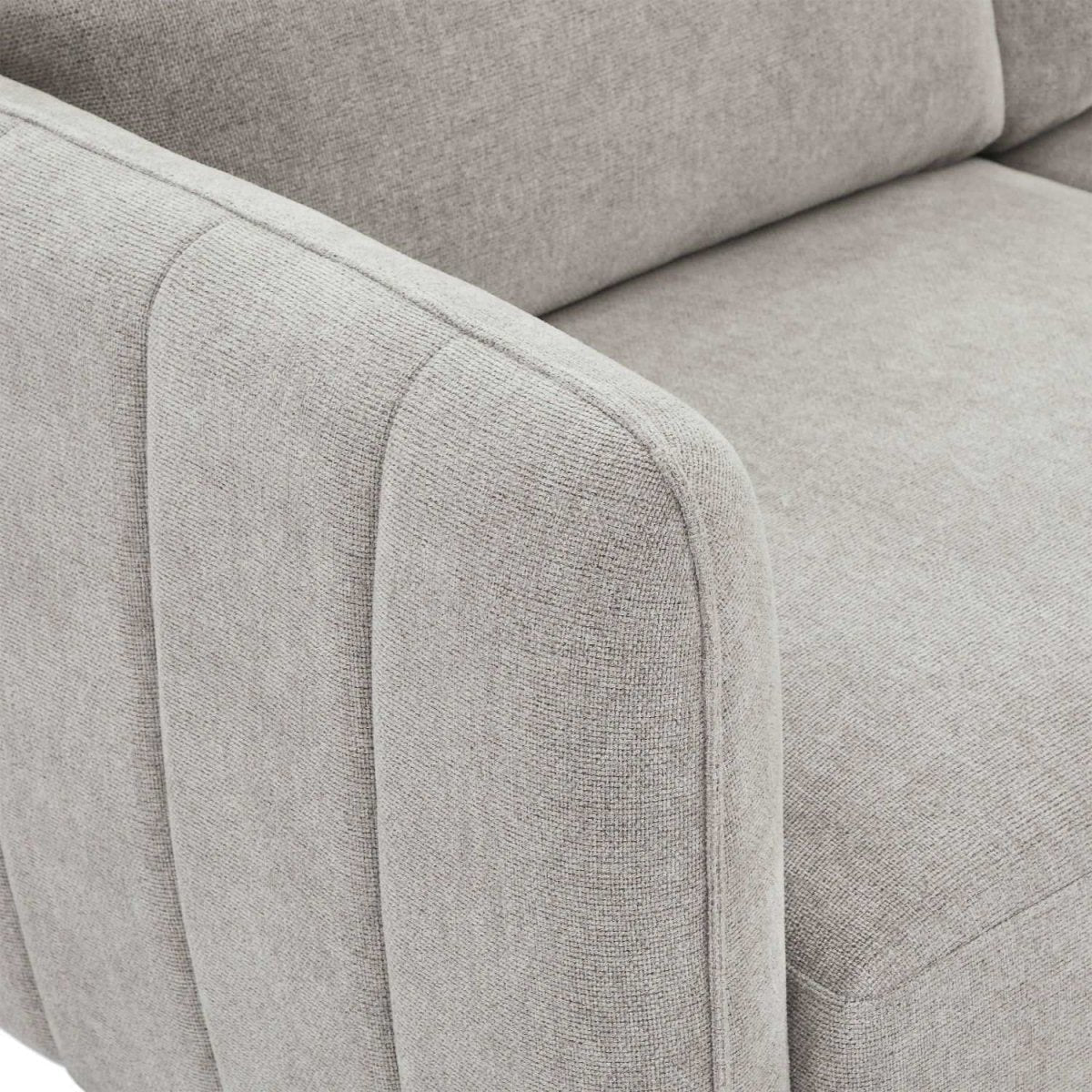 2-Sitzer Sofa - Stoffbezug Grau