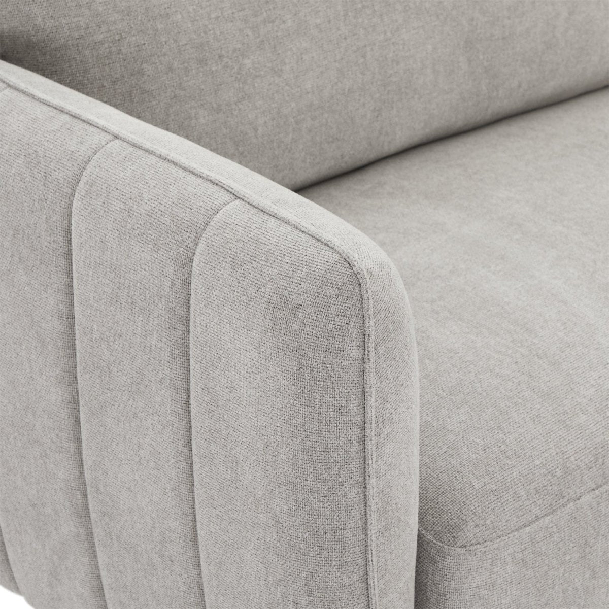3-Sitzer Sofa - Stoffbezug Grau