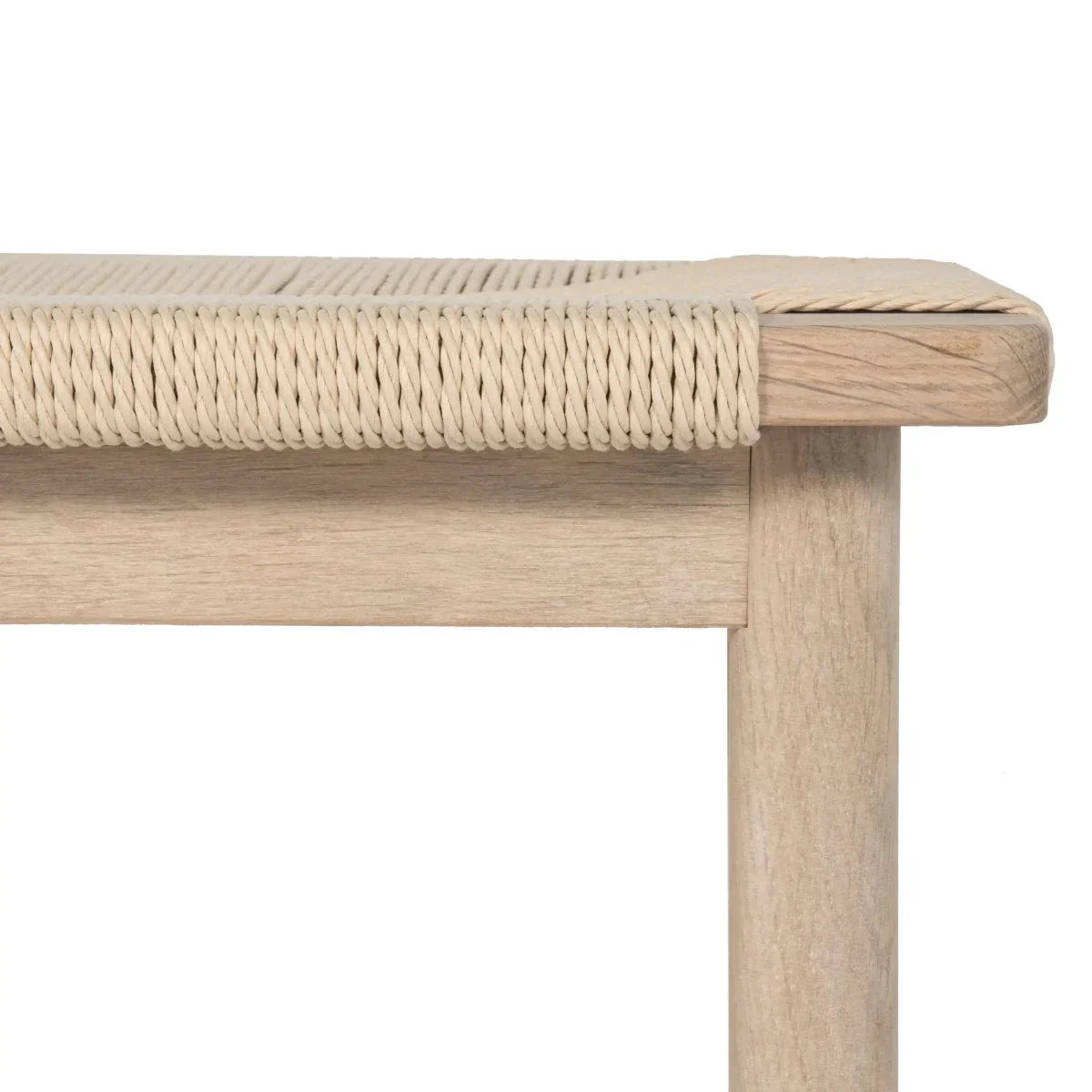Sitzbank Prime mit Geflechtsitz - Eiche bianco
