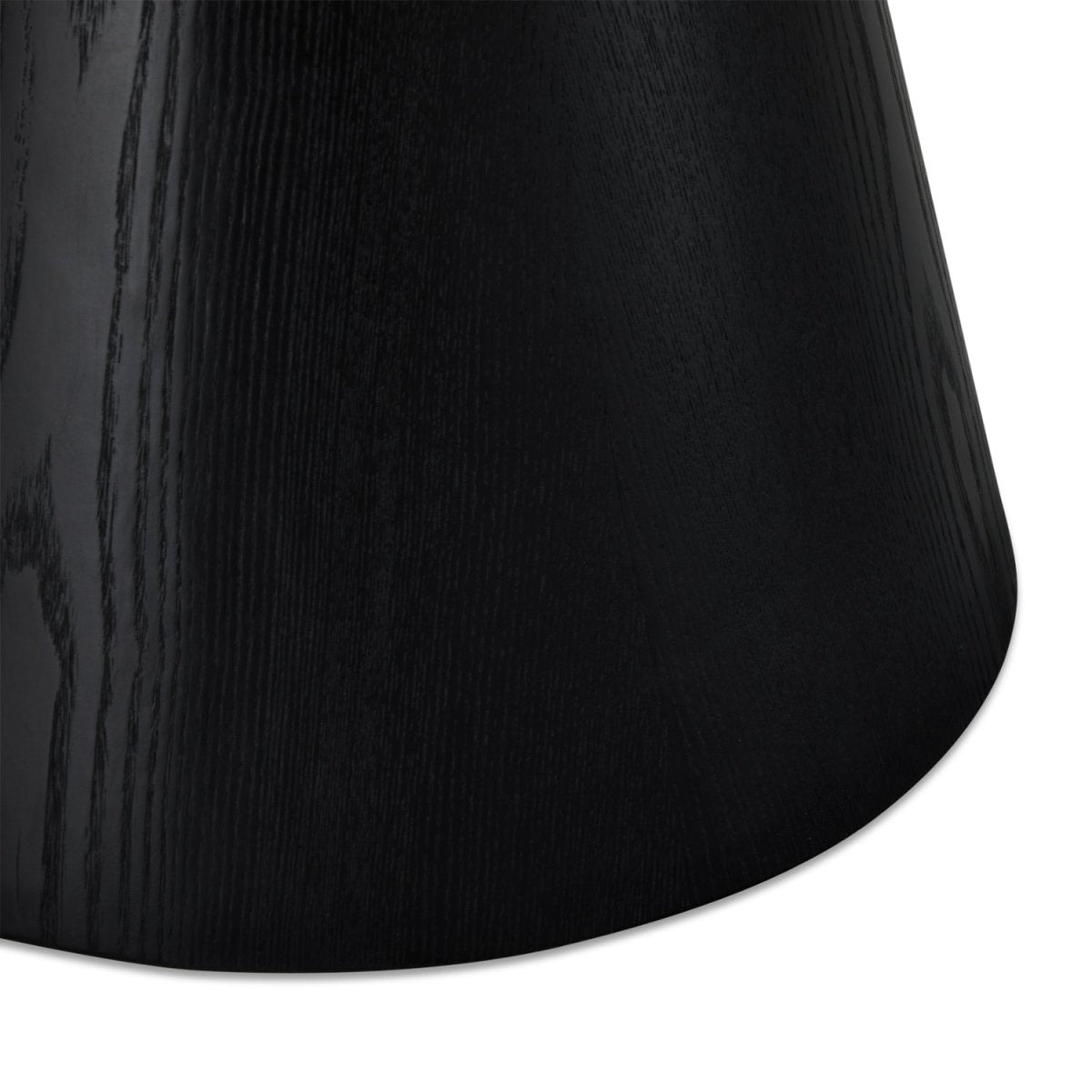 Couchtisch Rund ø80 cm - Eiche Schwarz