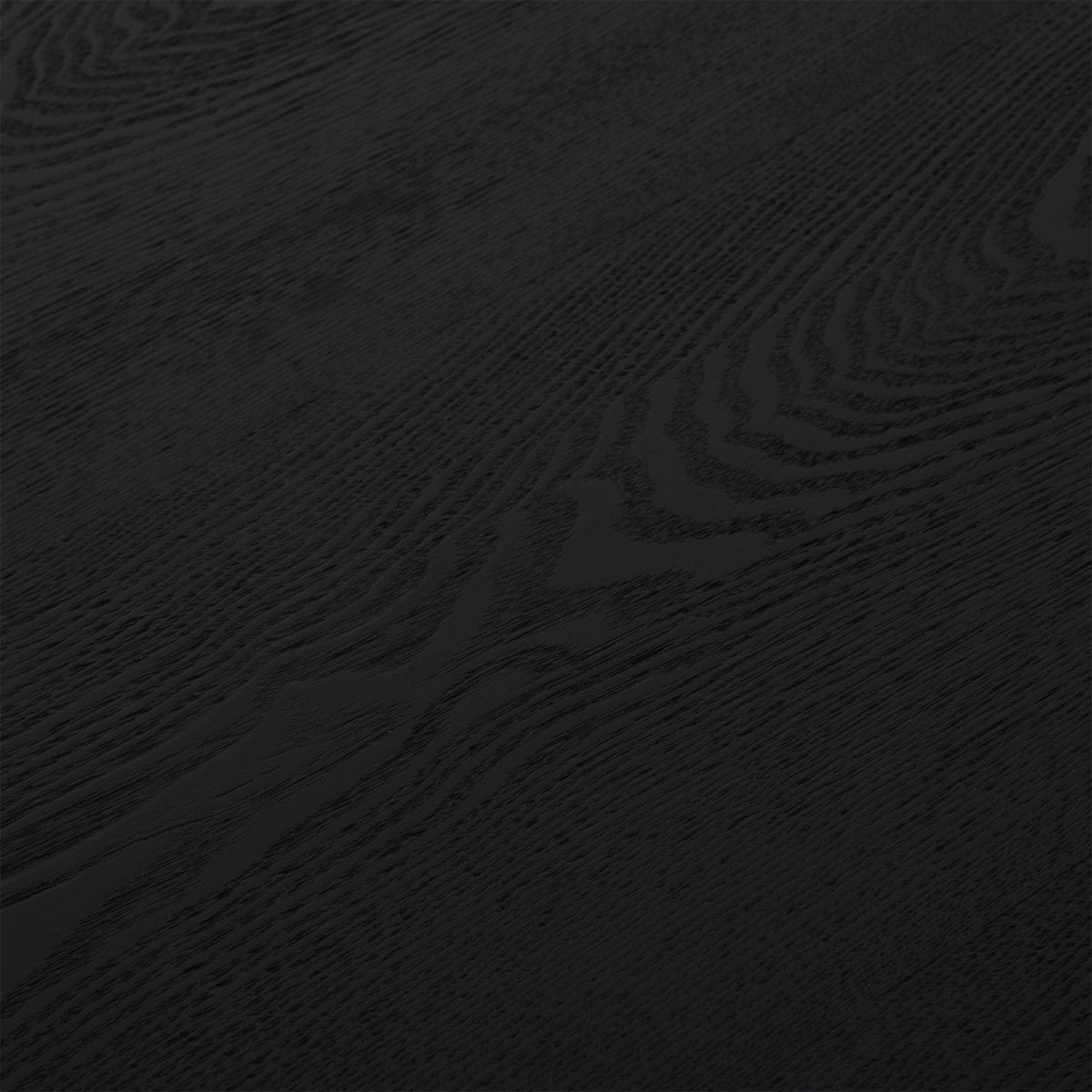 Ovaler Esstisch 160x90 cm - Eiche Schwarz