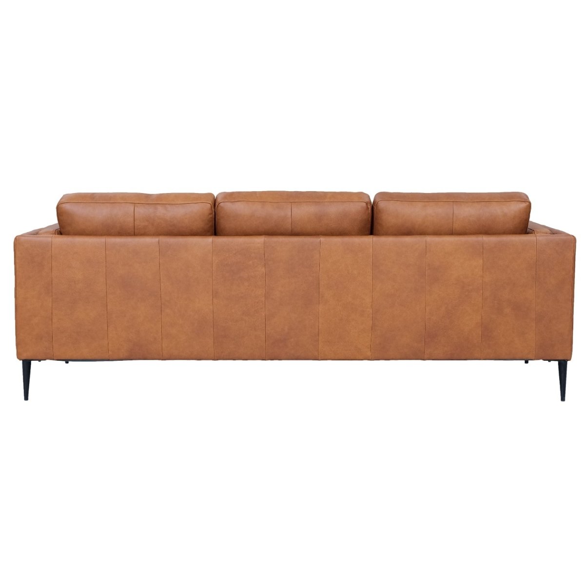 3-Sitzer Ledersofa - Echtleder Cognac Braun