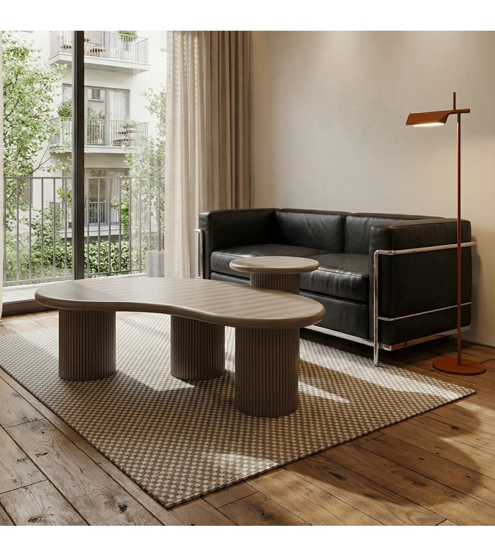 Furnhouse Wave Coffee Table ø50 cm Beige